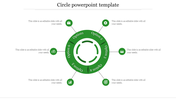 Eye-Catching Circle PowerPoint Template for Designs