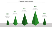 Simple Pyramid PPT Template PowerPoint For Presentation