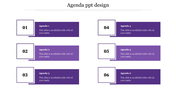 Make Use Of Our Agenda PPT Design For Presentation