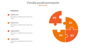 Circular Puzzle PowerPoint Template & Google Slides Themes