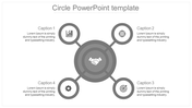 Infographics Circle PowerPoint Template For Presentation