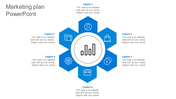 Innovative Marketing Plan PowerPoint With Six Nodes