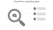 Magnifying Glass PowerPoint Template and Google Slides