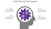 Artificial Intelligence Model Brainstorming PPT Template