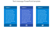 Text Message PowerPoint Template for Presentations