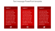 business text message powerpoint template