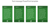 Text Message PowerPoint Template and Google Slides