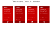 Creative Text Message PPT and Google Slides Template 