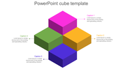 PowerPoint Cube Template for Complex Data Presentation