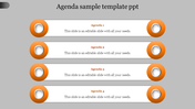 Creative Agenda Sample Template PPT Presentation Slides