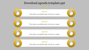 Download Agenda Template PPT Slides Presentation Themes