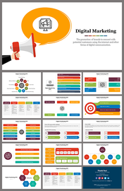 Digital Marketing PPT Template Download Google Slides