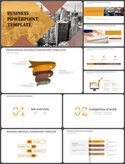 Free - Ten Nodded Business PowerPoint Template presentation