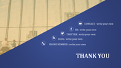 Best Thankyou PowerPoint Template-Slanting Model