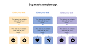 BCG Matrix PPT Presentation Template and Google Slides