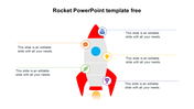 Multicolor Rocket PowerPoint Template Free Download