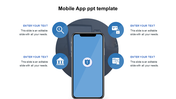 Awesome Mobile App PPT Template Diagrams PPT Presentation