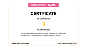 Best PowerPoint Certificate Template Free