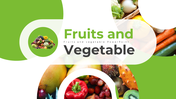 A dynamic slides showcasing healthy food choices with  images of fruits and vegetables, designed for diet and wellness.