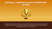 Editable Congratulation PowerPoint Template & Google Slides