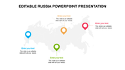 EDITABLE RUSSIA POWERPOINT PRESENTATION map