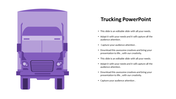 Impressive Trucking PowerPoint Template Presentation