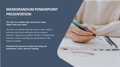 Attractive Memorandum PowerPoint Presentation Template