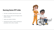 Attractive Nursing Home PPT Slide Template Designs