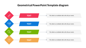 Effective Geometrical PowerPoint Template Diagrams