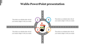 Creative Waldu PowerPoint Presentation In Roadmap Model