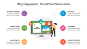 Editable Blog Engagement  PowerPoint Presentation Template