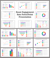 Boost Engagement Rate PowerPoint and Google Slides Themes