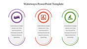 Customized Waterways PowerPoint Template Slide Diagram