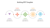 Elegant Knitting PPT Template Slide Designs-Five Node