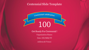 Download Stunning Centennial Slide Template Presentation