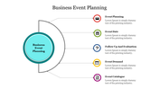 Stunning Business Event Planning Presentation Slide