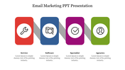 Creative Email Marketing PPT Presentation Template Slide