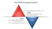 Attractive PowerPoint Comparison Layout Presentation