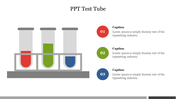 Attractive PPT Test Tube PowerPoint Presentation Slide