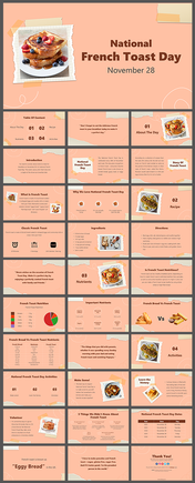 National French Toast Day PPT and Google Slides Templates