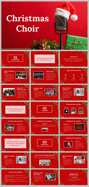 Attractive Christmas Choir PowerPoint Presentation