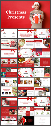 Attractive Christmas Presents PowerPoint Presentation