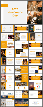 2023 New Years Day Google Slides and Presentation Templates