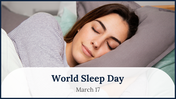 Easy To Edit World Sleep Day PowerPoint Presentation