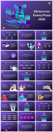 Metaverse PowerPoint Template Google Slides For Presentation