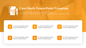 Get involved in Case Study PowerPoint Template Design