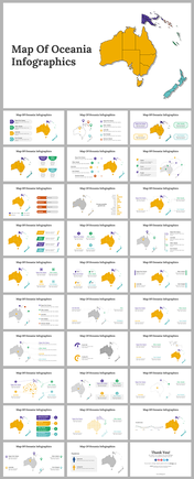 Map Of Oceania Infographics PPT and Google Slides Themes