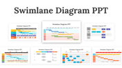 Swimlane Diagram PPT for Organized Workflow Presentations