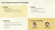 Case Study PowerPoint Template for Detailed Project Insights