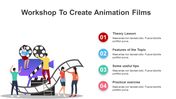 Workshop To Create Animation Films PPT And Google Slides